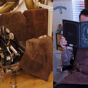 Groot barbier schort ( type III )