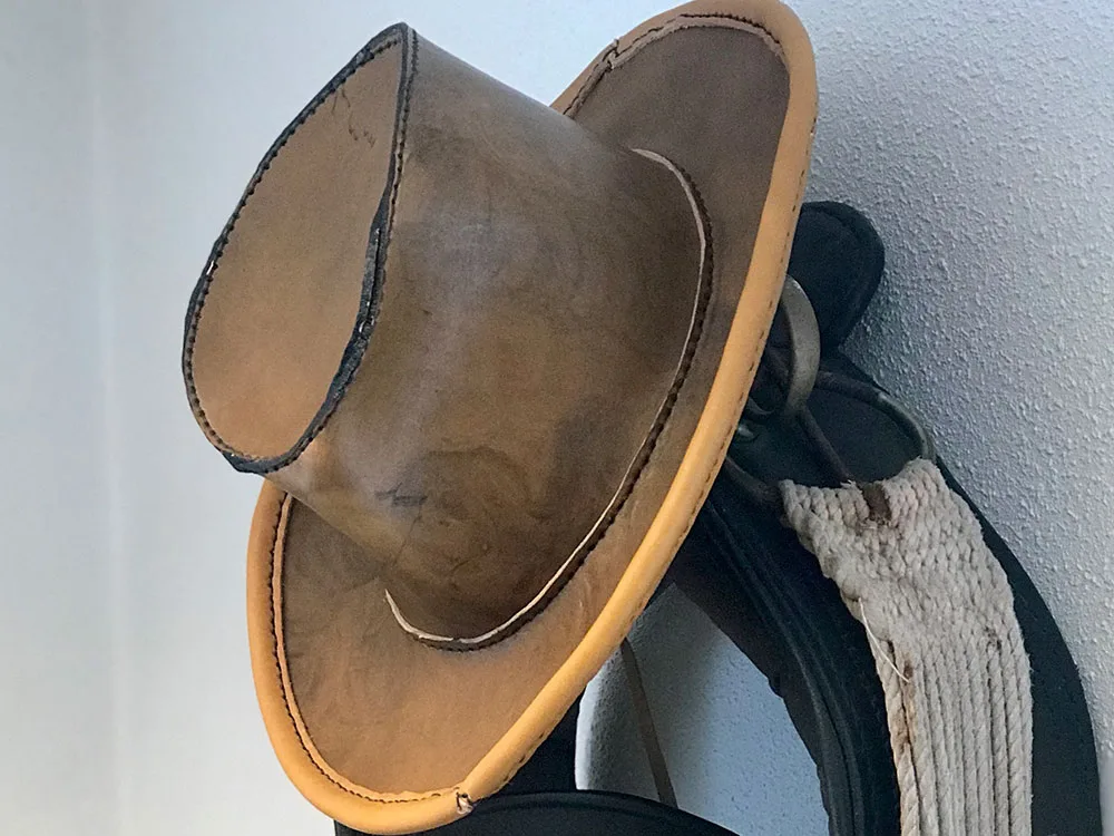 Leren hoed, Indiana - Jones Style