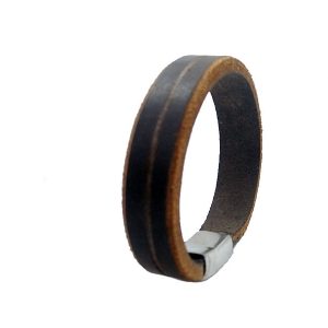 Vintage leren armband