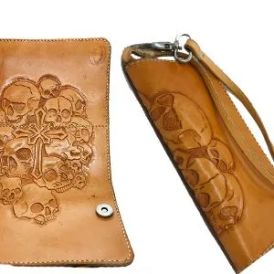 Leren portemonnee op maat