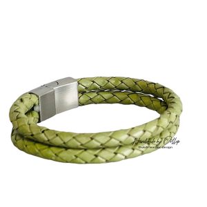 Persoonlijke Leren Armband – Op Maat Gemaakt