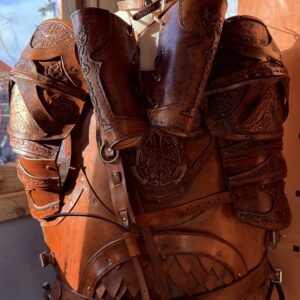 Leren viking kostuum