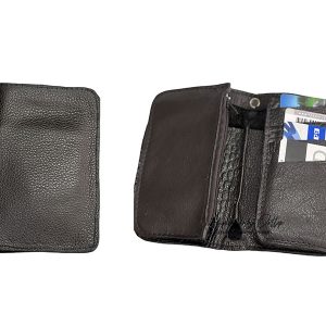 Mannen portemonnee kleur zwart
